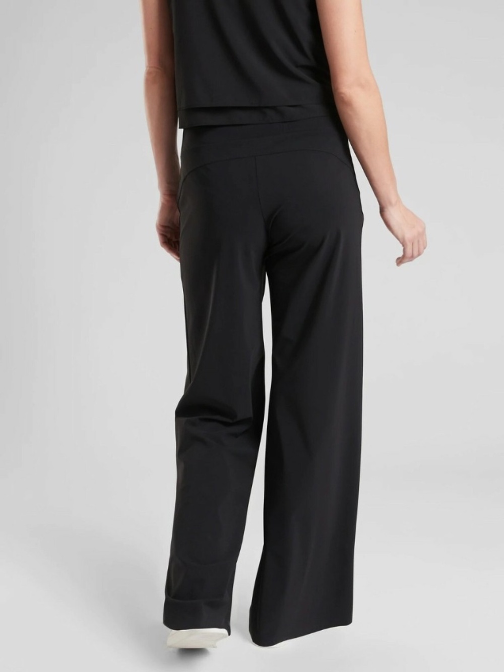 Athleta Meridian Wide Leg Pants Black Size Medium - Picture 5 of 5